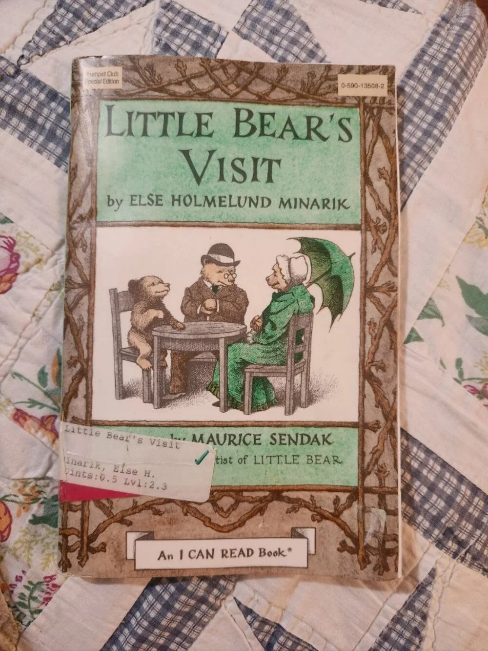 Little Bear's Visit Book By Else Holmelund Minarik